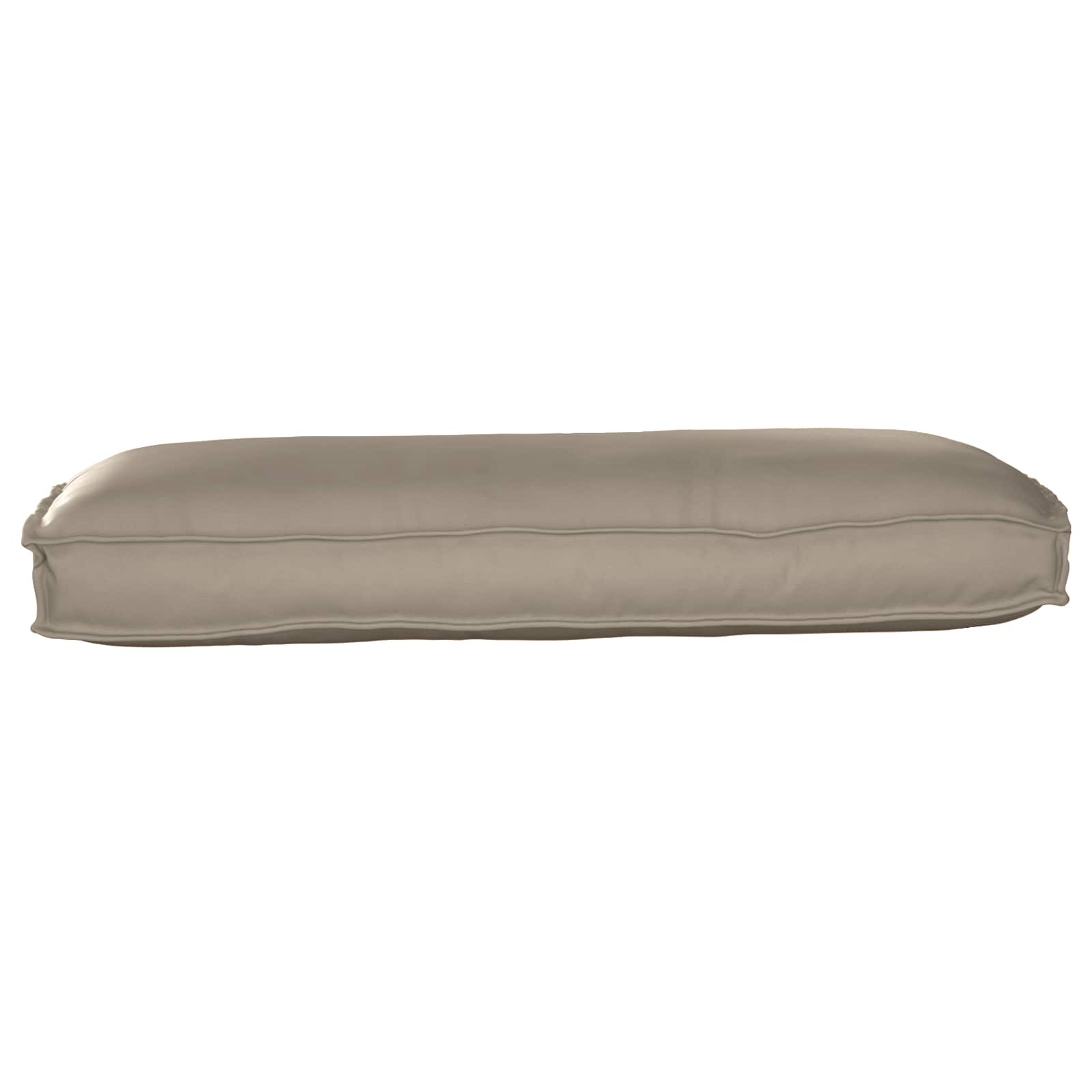 Kussen Taupe 120 x 50 x 12 cm Oxford Stof
