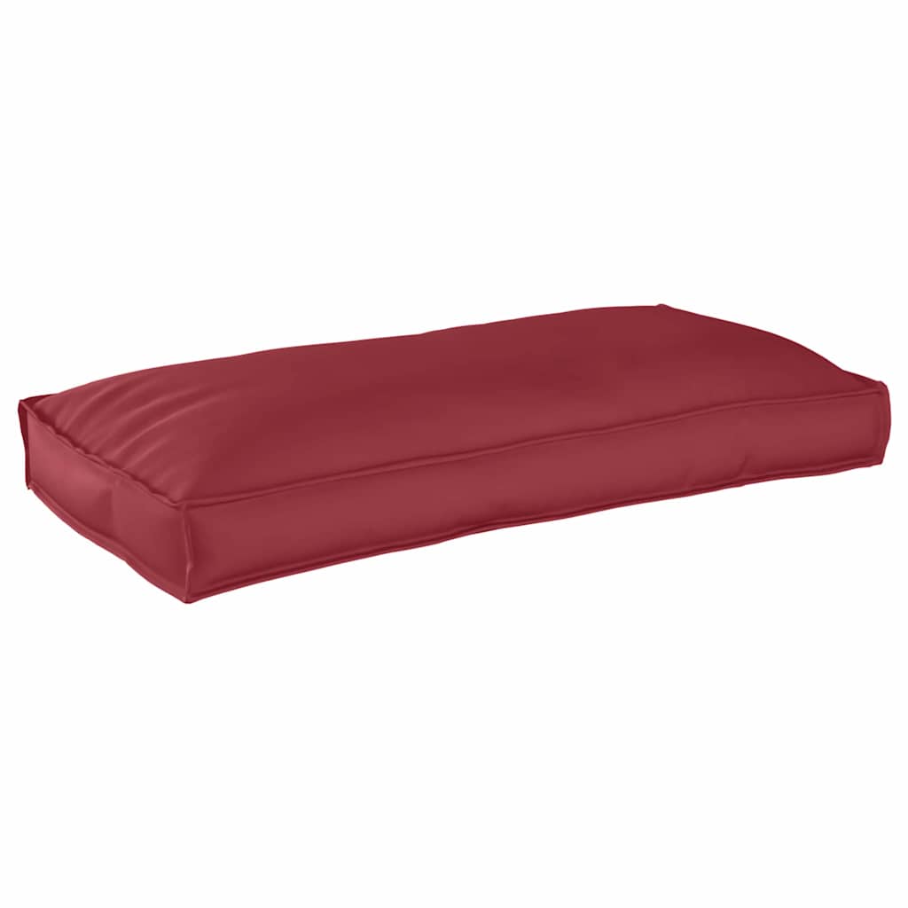 Palletkussen Voor Zitting / Rugleuning 120 X 60 X 12 Cm Wijnrood