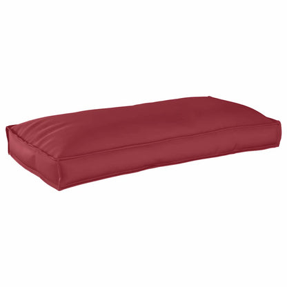 Palletkussen Voor Zitting / Rugleuning 120 X 60 X 12 Cm Wijnrood