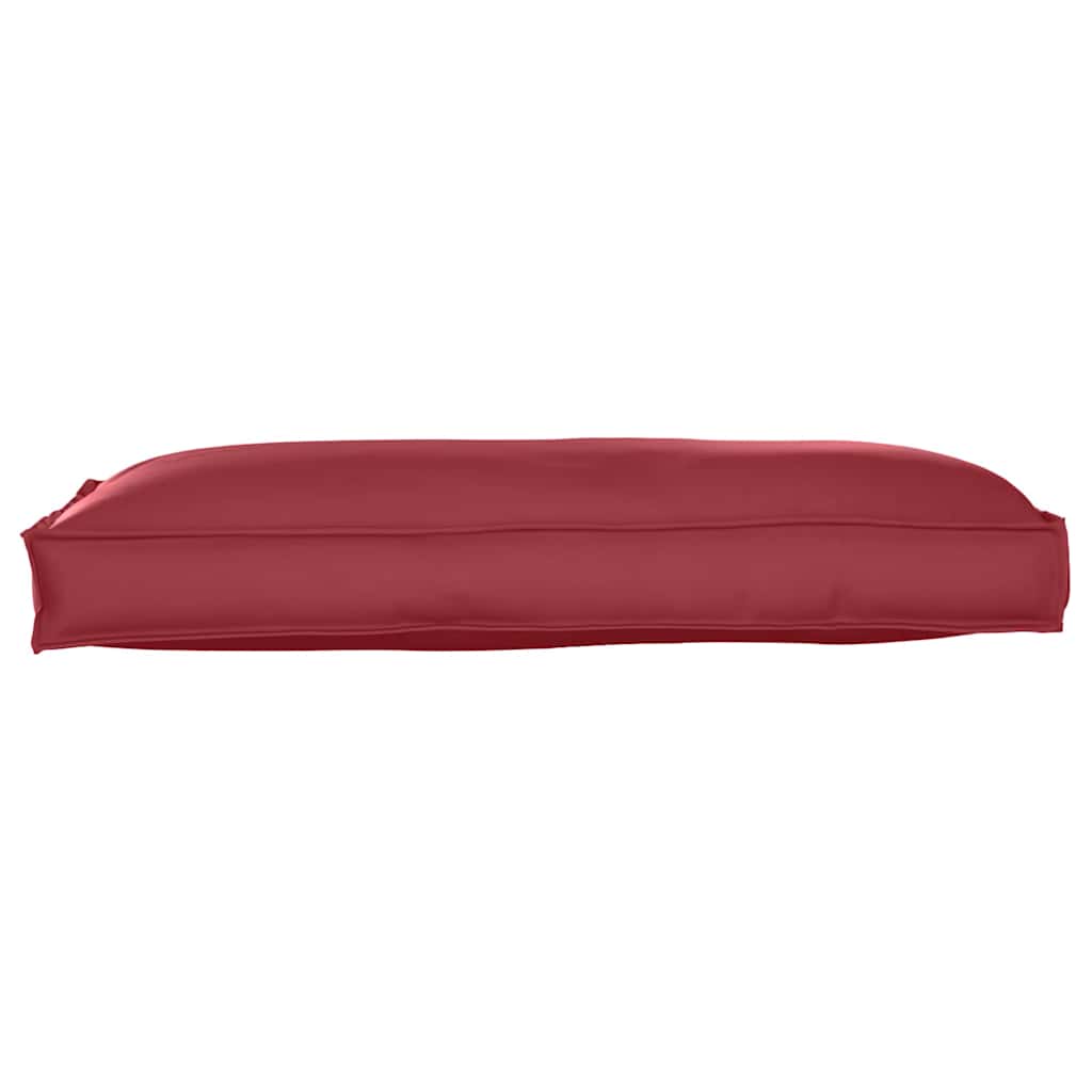 Palletkussen Voor Zitting / Rugleuning 120 X 60 X 12 Cm Wijnrood