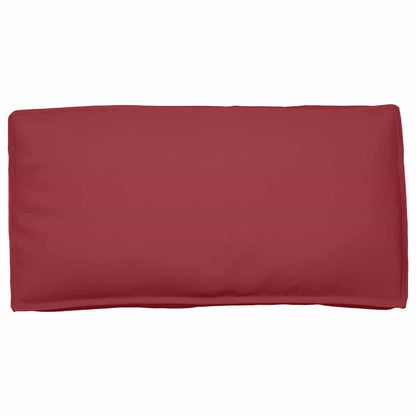 Palletkussen Voor Zitting / Rugleuning 120 X 60 X 12 Cm Wijnrood