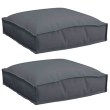 Kussen 2 Pcs 40 X 40 X 8 Cm Oxford Stof Antraciet