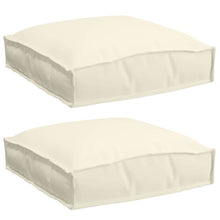 Kussen 2 pcs Crème 40 x 40 x 8 cm Oxford Stof