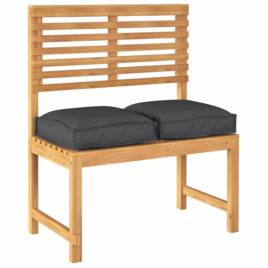 Palletkussen Voor Zitting 2 Pcs 40 X 40 X 8 Cm Zwart