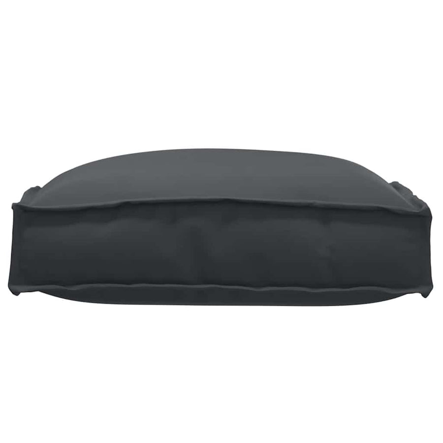 Palletkussen Voor Zitting 2 Pcs 40 X 40 X 8 Cm Zwart