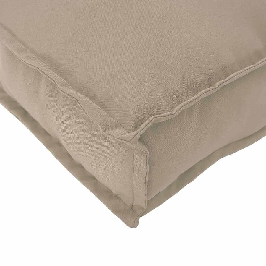 Palletkussen Voor Zitting 2 Pcs 40 X 40 X 8 Cm Taupe