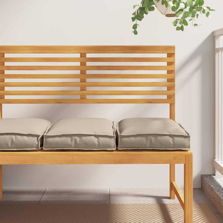 Palletkussen Voor Zitting 2 Pcs 40 X 40 X 8 Cm Taupe