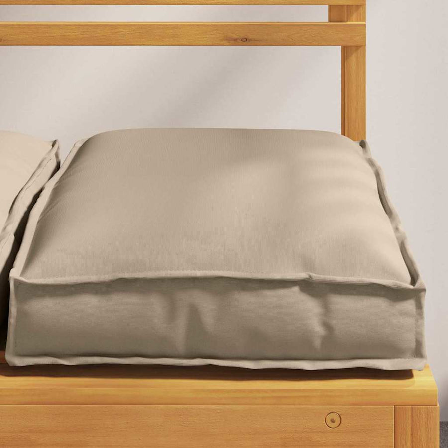 Palletkussen Voor Zitting 2 Pcs 40 X 40 X 8 Cm Taupe