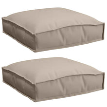 Palletkussen Voor Zitting 2 Pcs 40 X 40 X 8 Cm Taupe