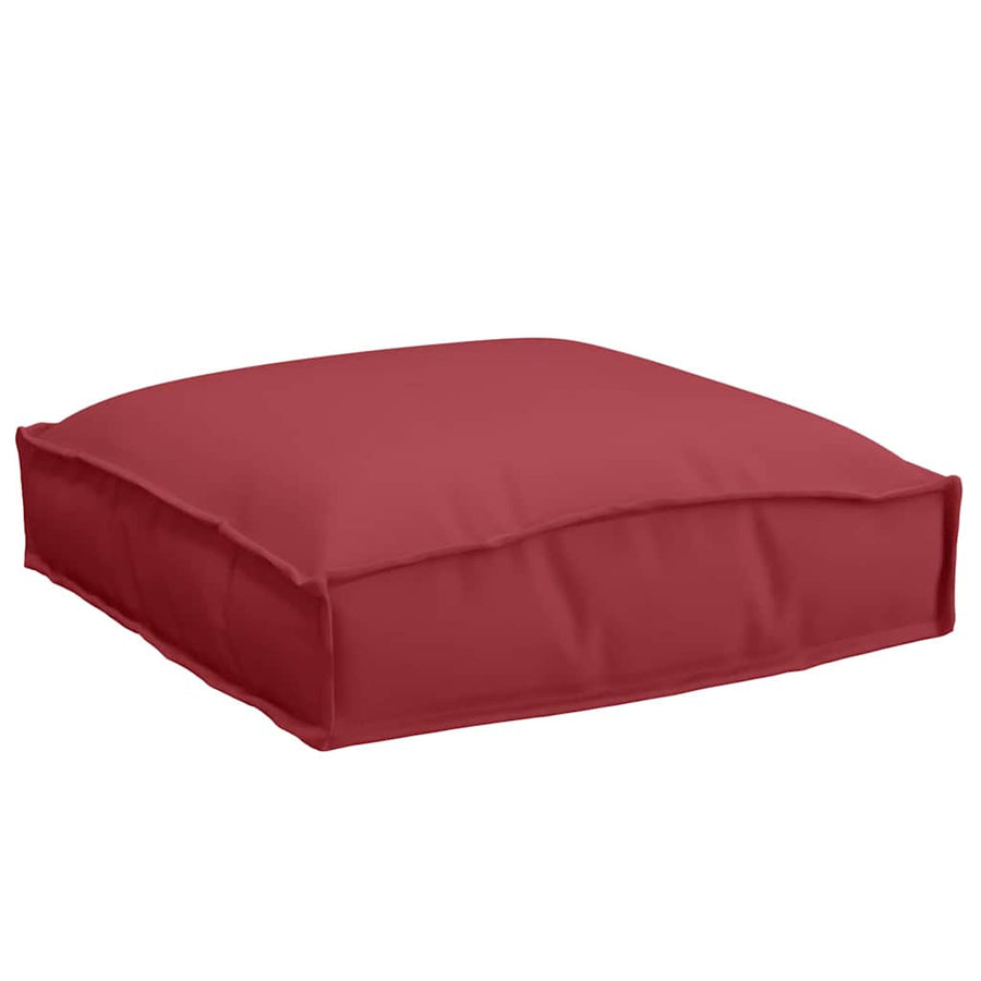 Kussen 2 Pcs 40 X 40 X 8 Cm Oxford Stof Wijnrood