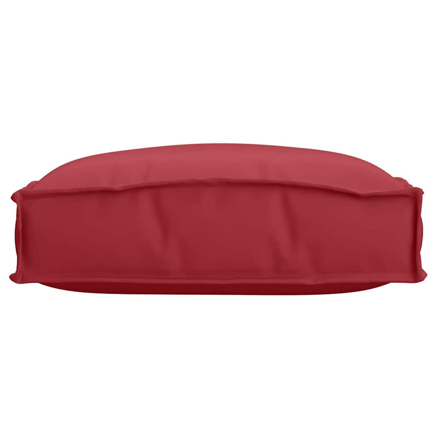 Kussen 2 Pcs 40 X 40 X 8 Cm Oxford Stof Wijnrood