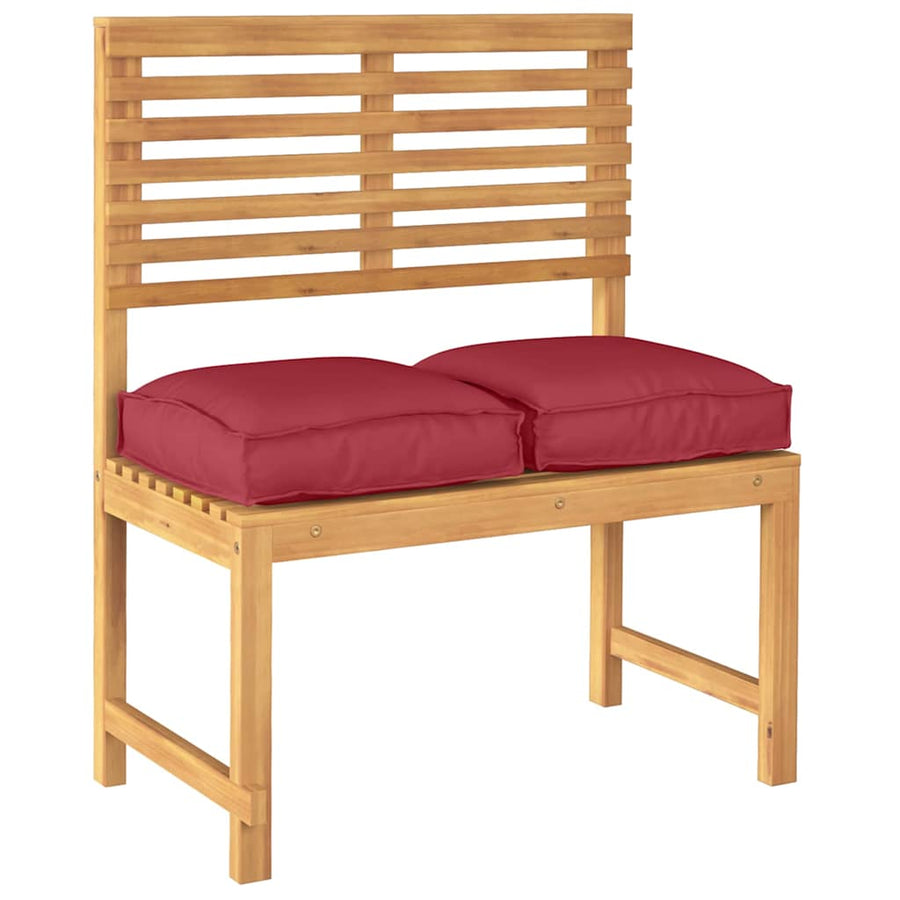 Kussen 2 Pcs 40 X 40 X 8 Cm Oxford Stof Wijnrood