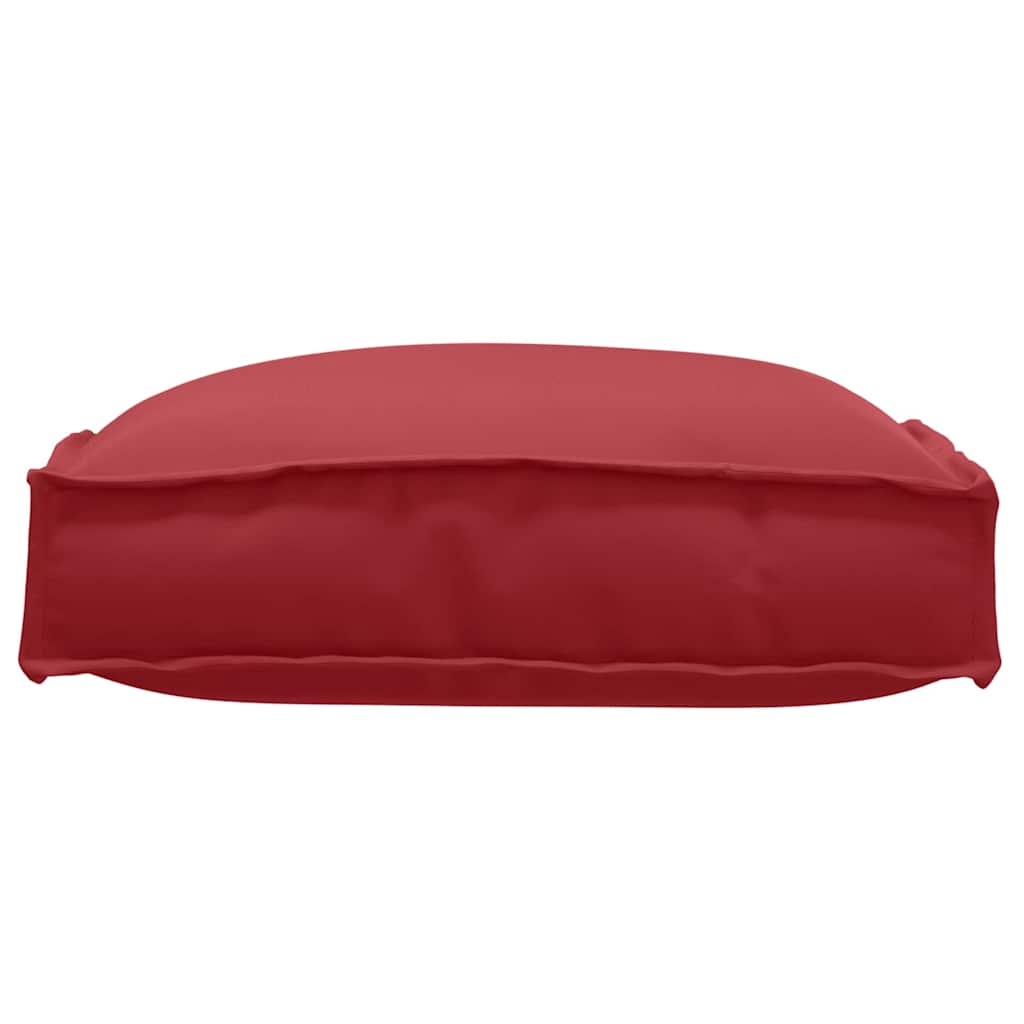 Kussen 2 Pcs 40 X 40 X 8 Cm Oxford Stof Wijnrood
