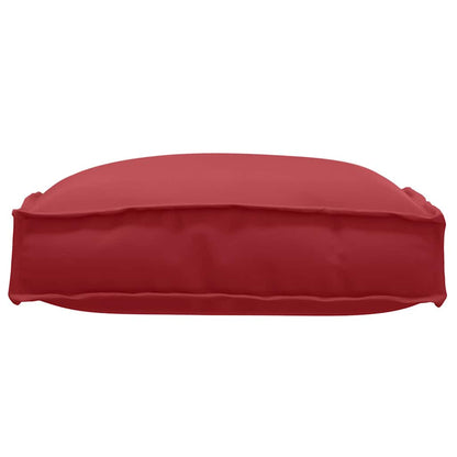 Kussen 2 Pcs 40 X 40 X 8 Cm Oxford Stof Wijnrood