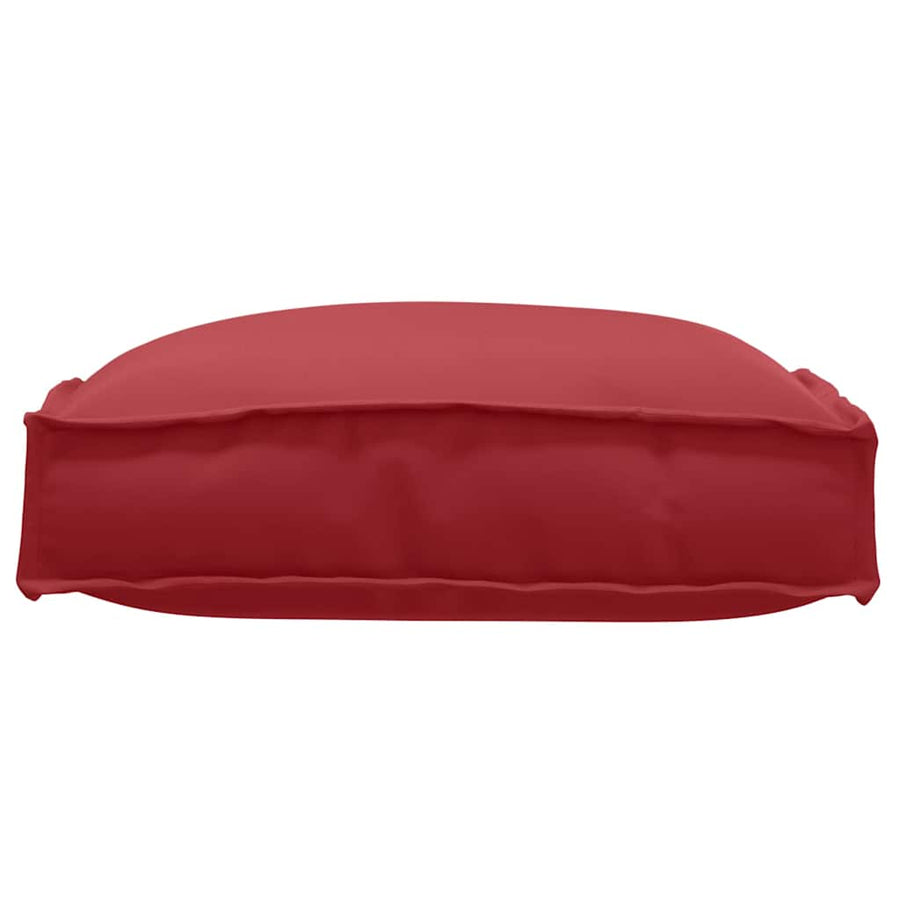 Kussen 2 Pcs 40 X 40 X 8 Cm Oxford Stof Wijnrood