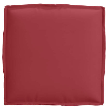 Kussen 2 Pcs 40 X 40 X 8 Cm Oxford Stof Wijnrood