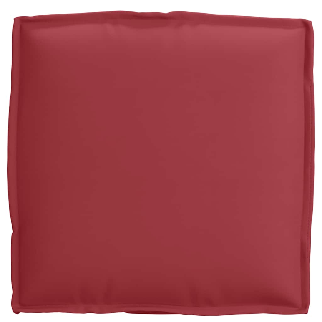 Kussen 4 pcs Wijnrood 40 x 40 x 8 cm Oxford Stof