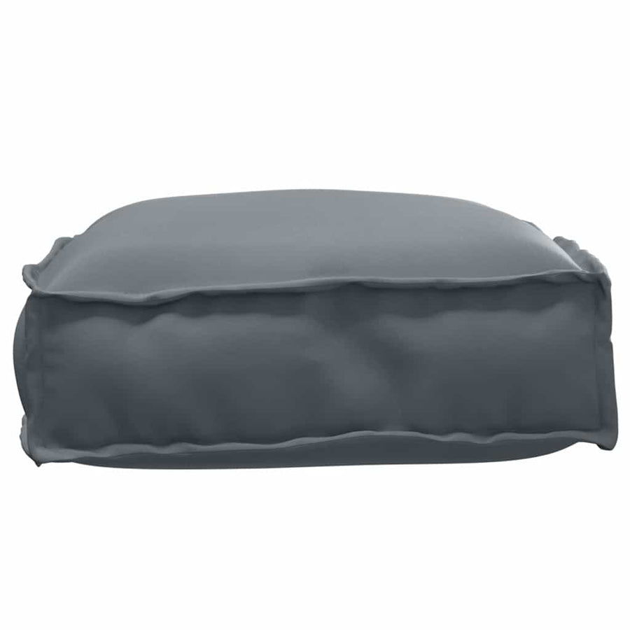 Palletkussen Voor Zitting 60 X 40 X 8 Cm Oxford Stof Antraciet