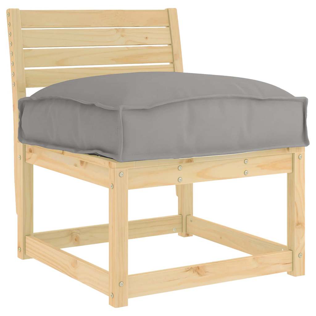 Kussen Grijs 60 x 40 x 8 cm Oxford Stof