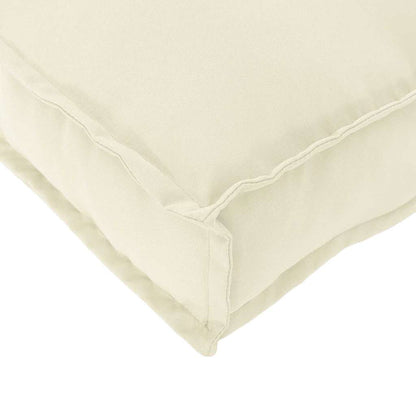 Palletkussen Voor Zitting 60 X 40 X 8 Cm Oxford Stof Crème