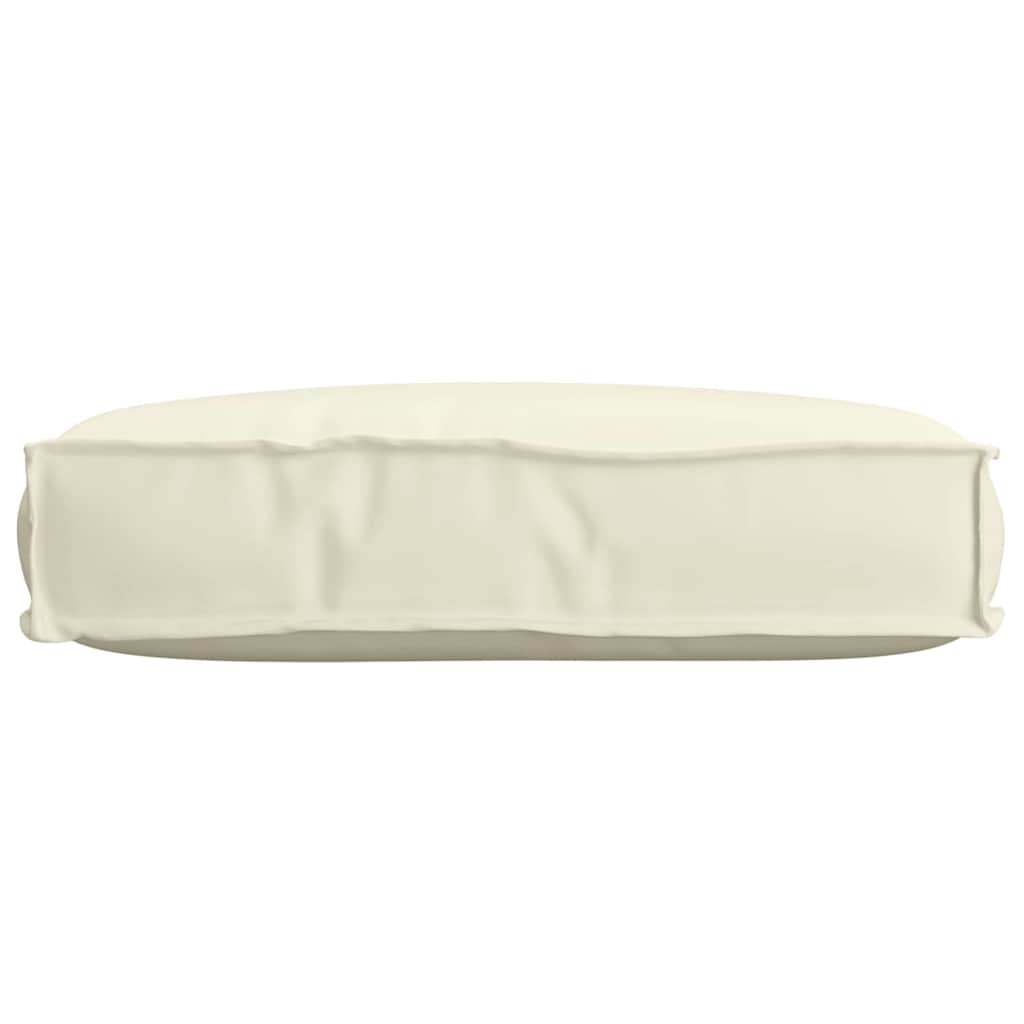 Palletkussen Voor Zitting 60 X 40 X 8 Cm Oxford Stof Crème