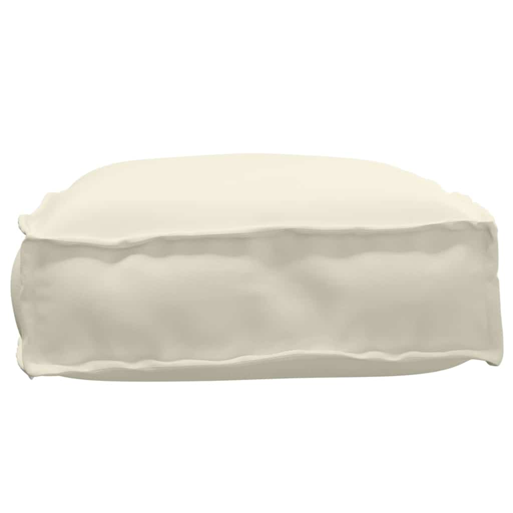 Palletkussen Voor Zitting 60 X 40 X 8 Cm Oxford Stof Crème