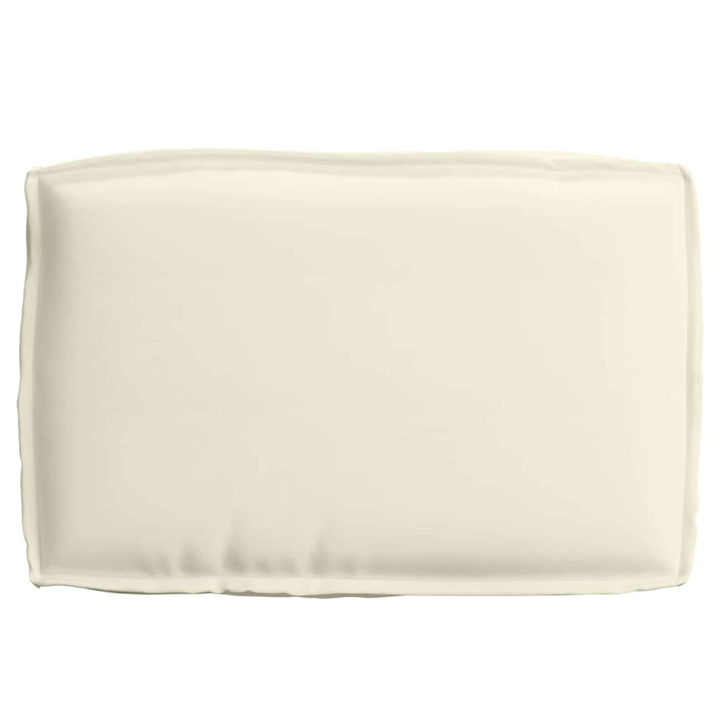 Palletkussen Voor Zitting 60 X 40 X 8 Cm Oxford Stof Crème