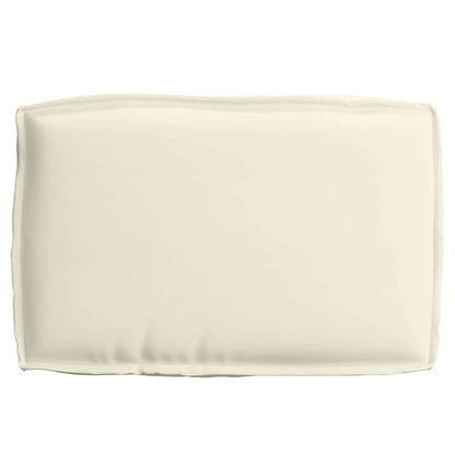 Palletkussen Voor Zitting 60 X 40 X 8 Cm Oxford Stof Crème