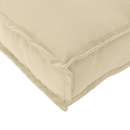 Kussen Beige 60 x 40 x 8 cm Oxford Stof