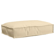 Kussen 60x40x8 cm beige Oxford stof