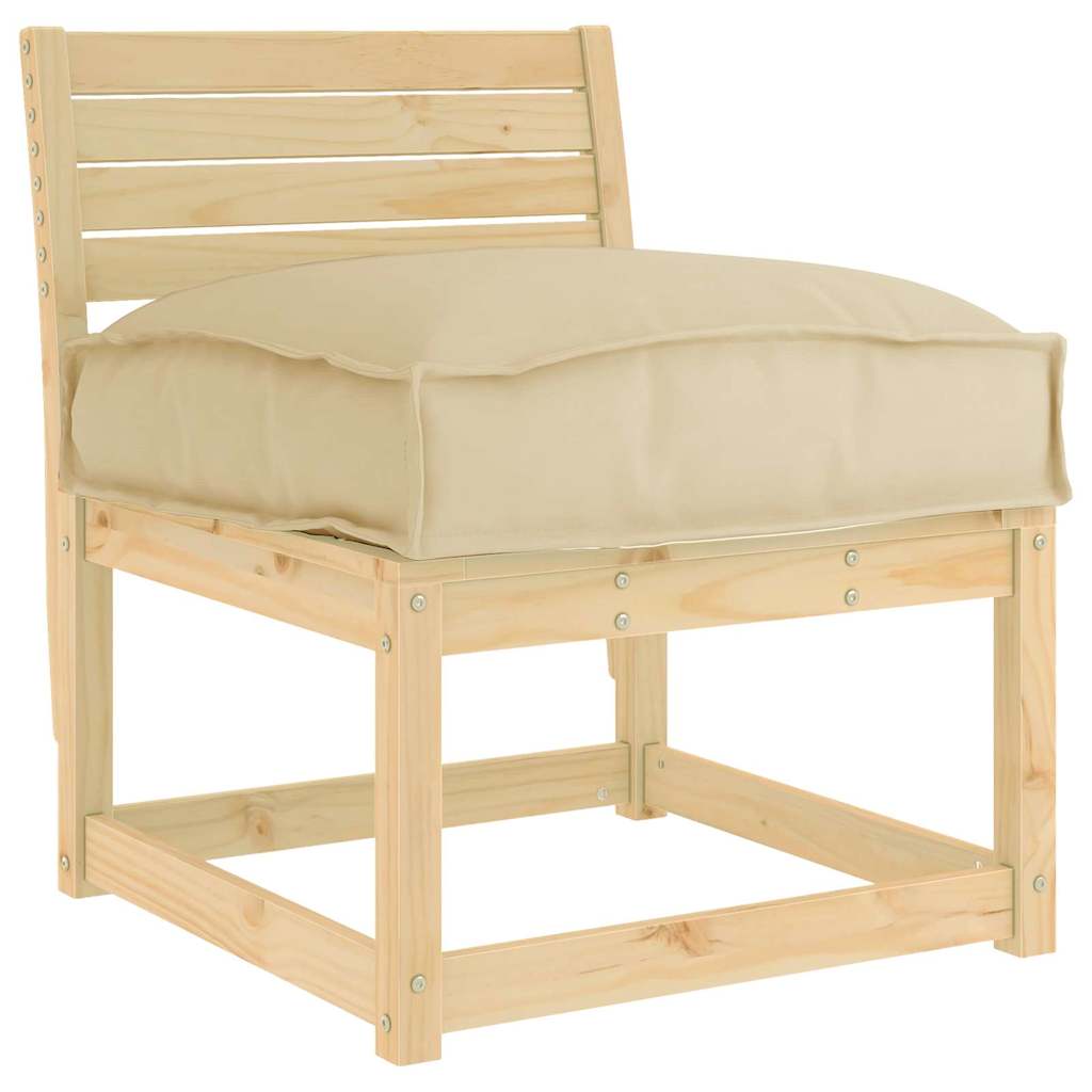 Kussen Beige 60 x 40 x 8 cm Oxford Stof