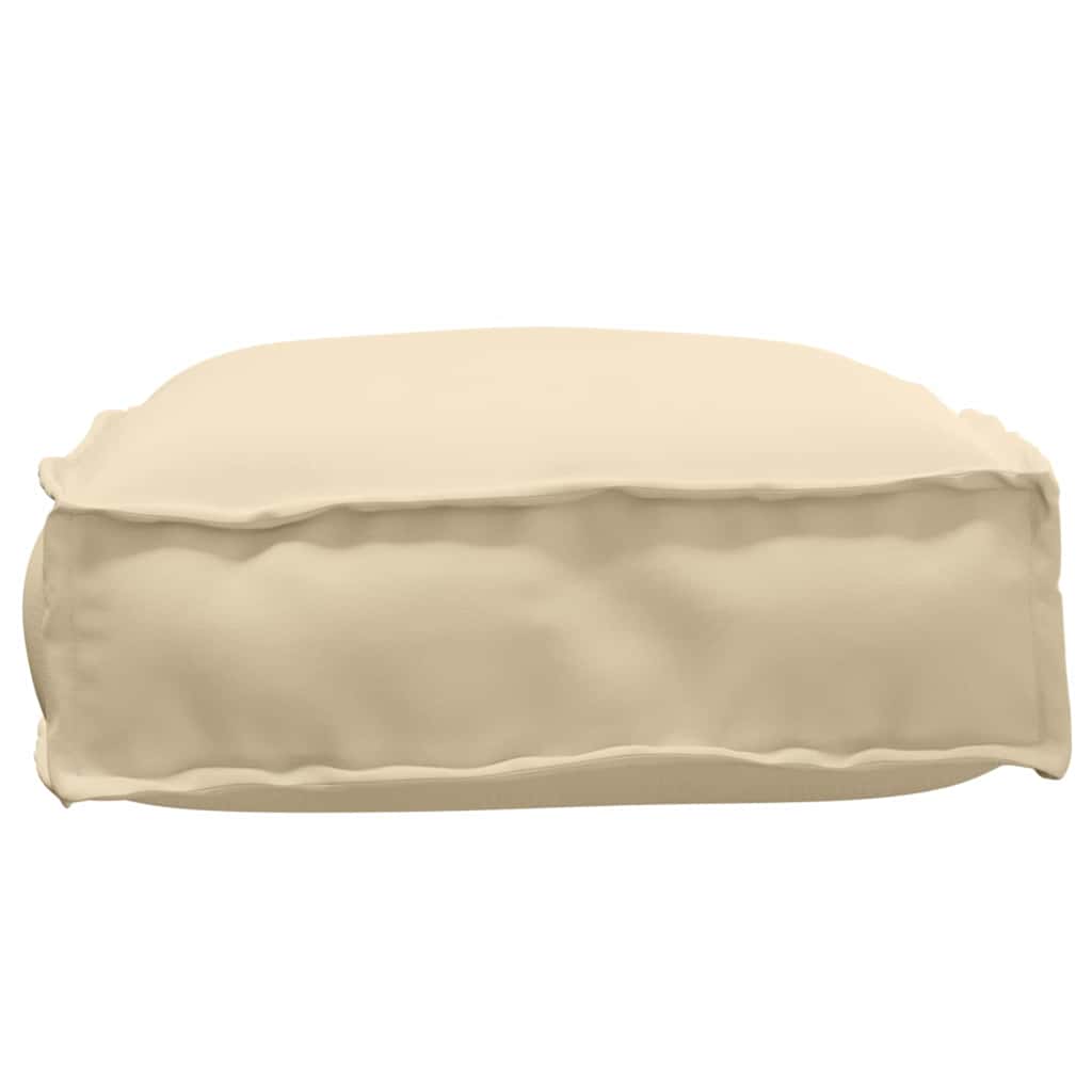 Kussen Beige 60 x 40 x 8 cm Oxford Stof
