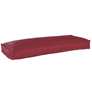 Palletkussen bank 100x40x8 cm wijnrood