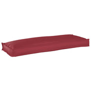 Palletkussen bank wijnrood 110x40x8 cm Oxford stof
