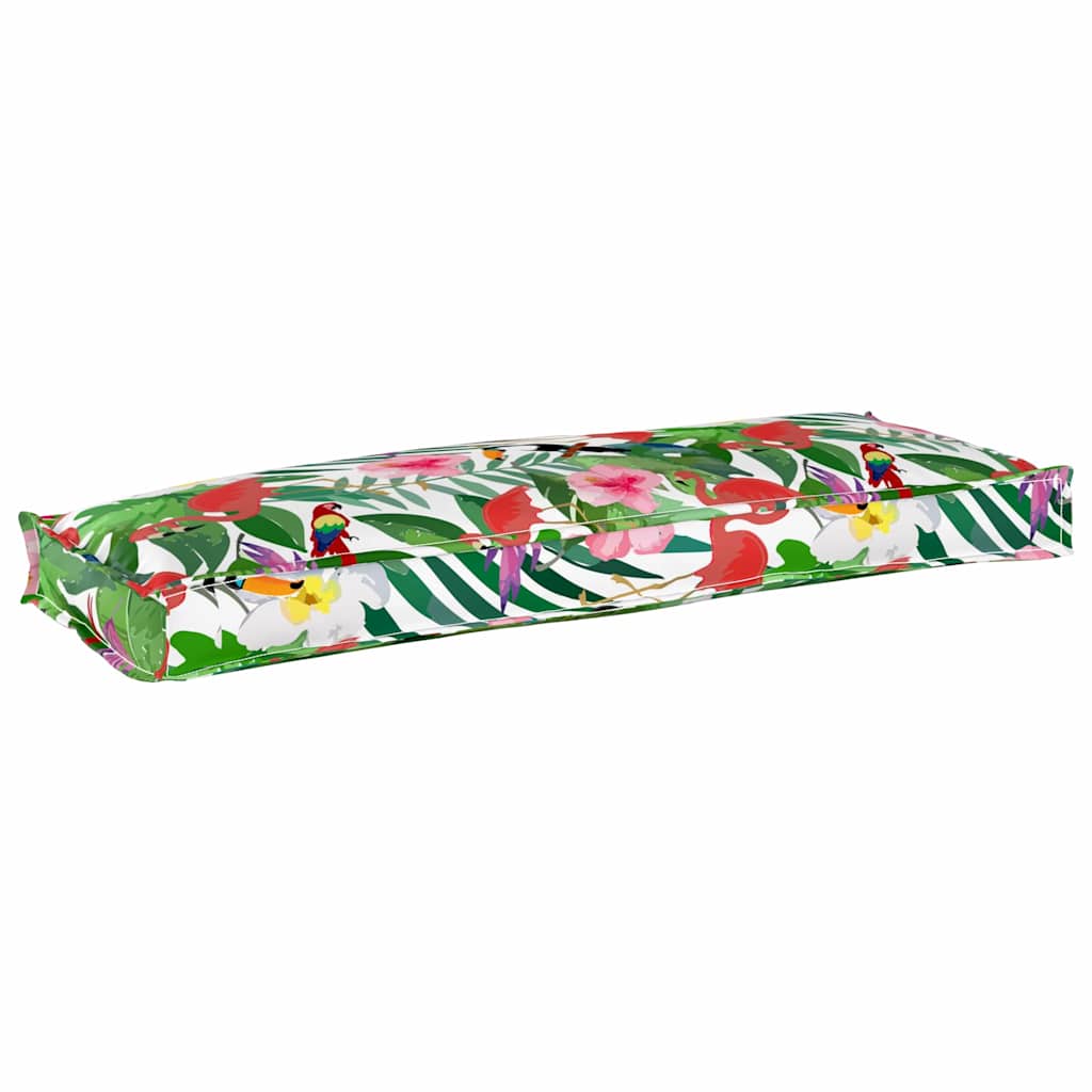Palletkussen Voor Bank Multikleur 110 X 40 X 8 Cm Oxford Stof Tropisch jungle