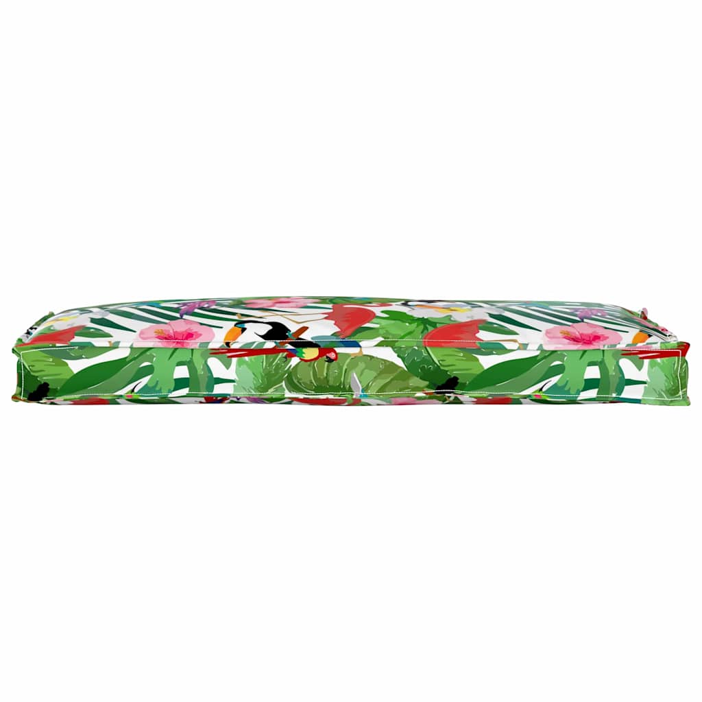 Palletkussen Voor Bank Multikleur 110 X 40 X 8 Cm Oxford Stof Tropisch jungle