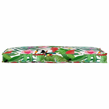 Palletkussen Voor Bank Multikleur 110 X 40 X 8 Cm Oxford Stof Tropisch jungle
