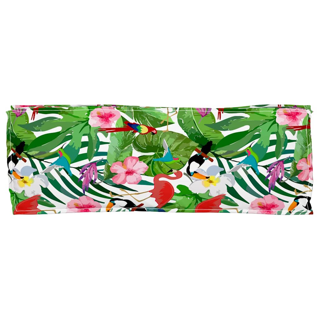 Palletkussen Voor Bank Multikleur 110 X 40 X 8 Cm Oxford Stof Tropisch jungle