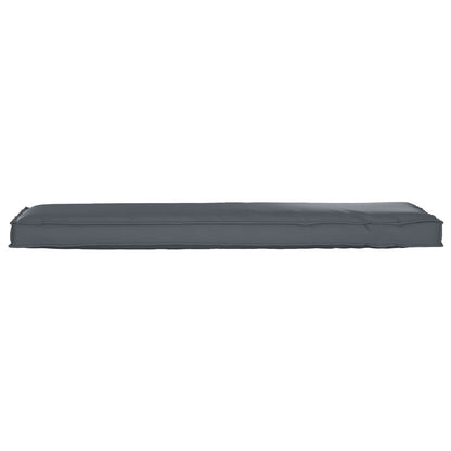 Kussen Oxford Stof Antraciet 140 x 40 x 8 cm
