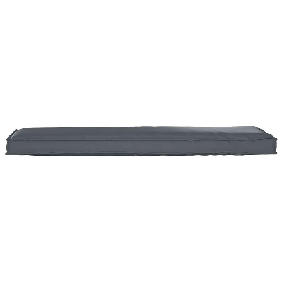 Kussen Oxford Stof Antraciet 140 x 40 x 8 cm