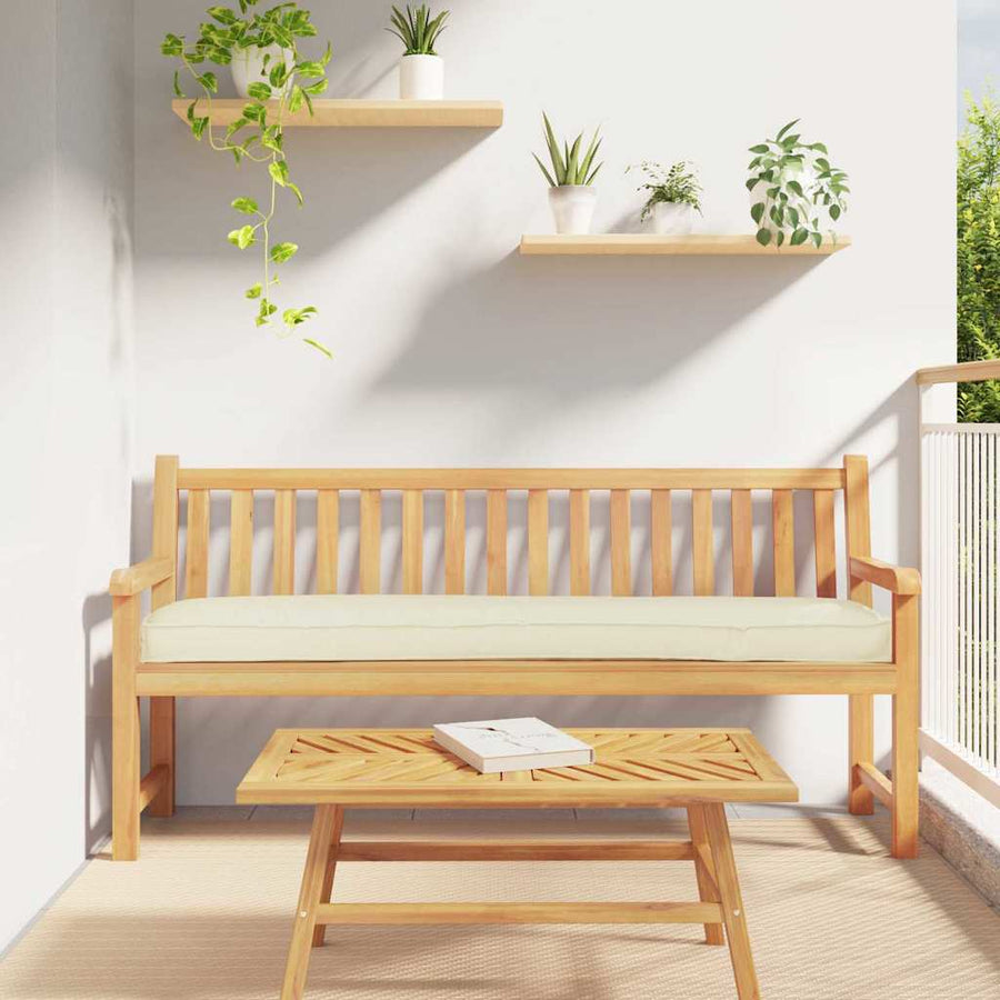 Palet Kussen Crème 180 x 40 x 8 cm Oxford Stof