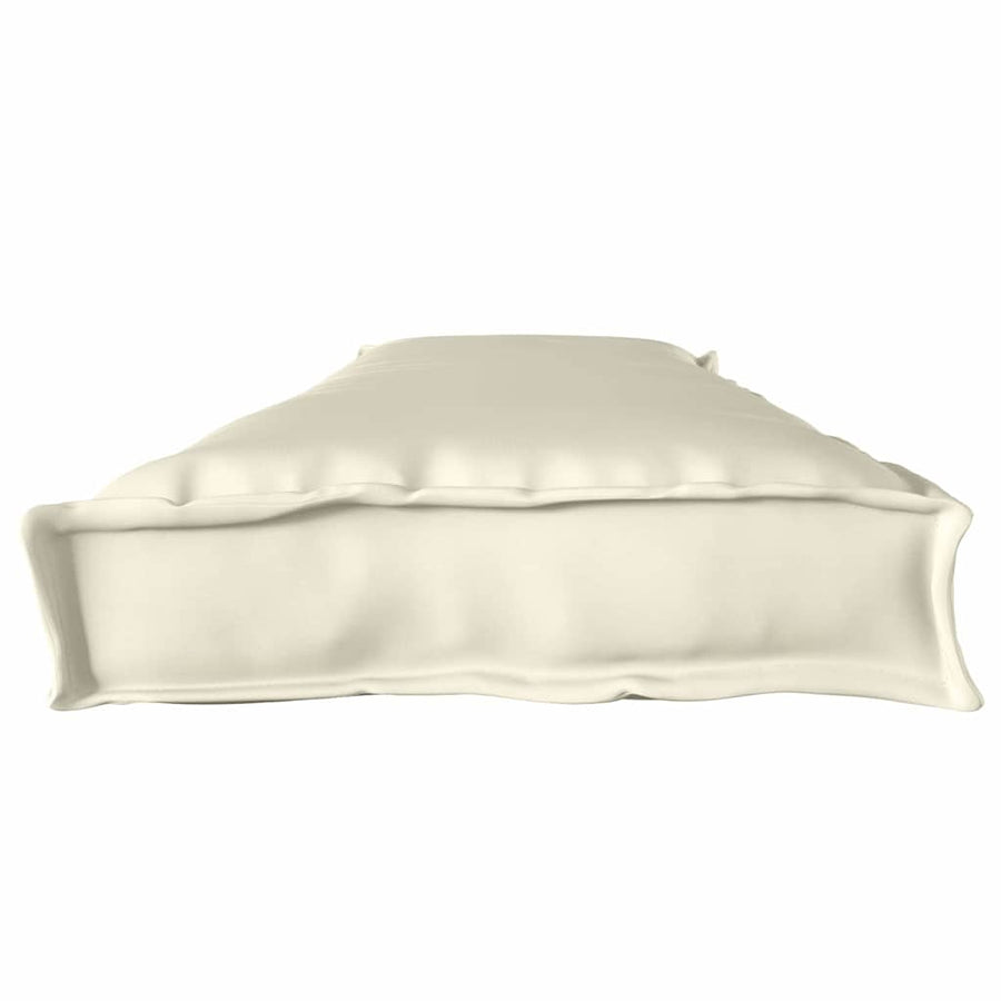 Palet Kussen Crème 180 x 40 x 8 cm Oxford Stof