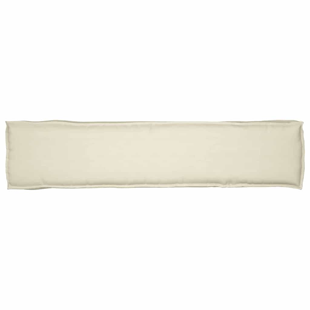 Palet Kussen Crème 180 x 40 x 8 cm Oxford Stof