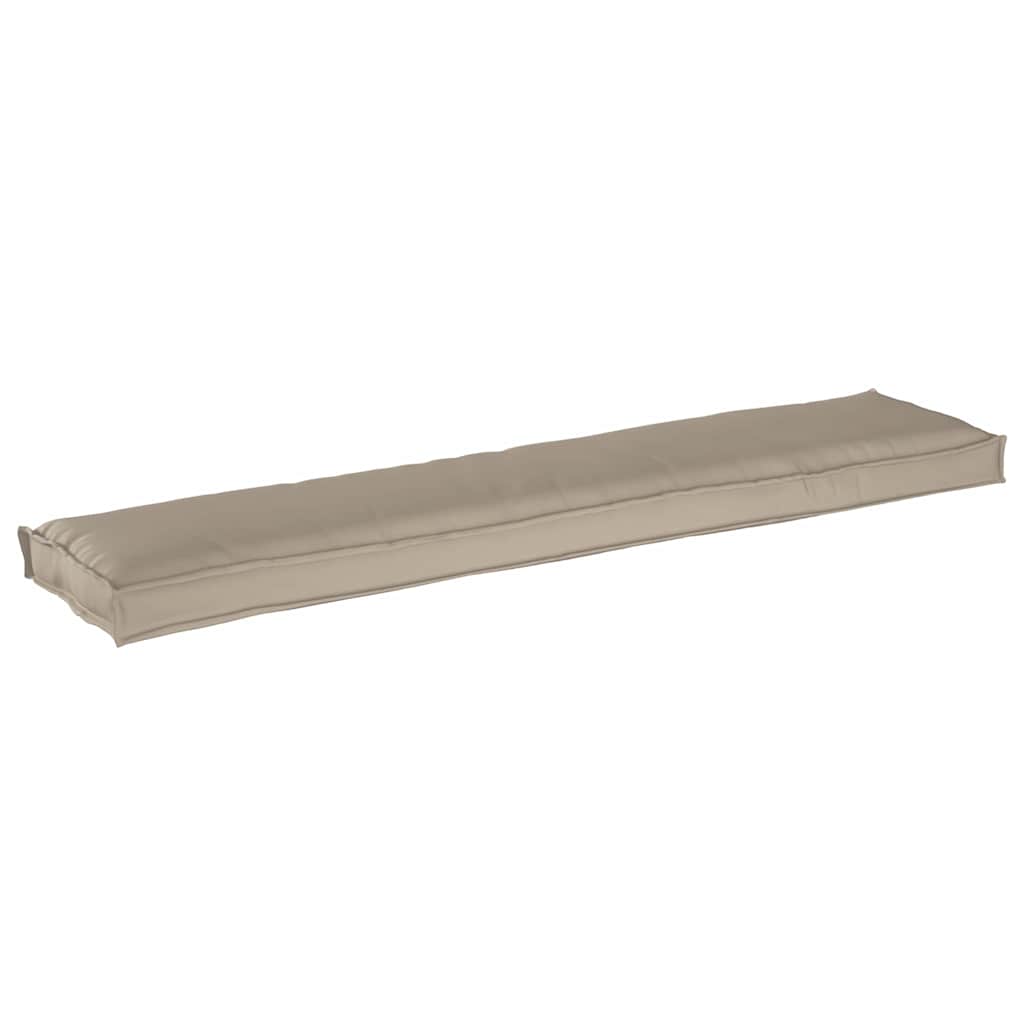 Palet Kussen Taupe 180 x 40 x 8 cm Oxford stof