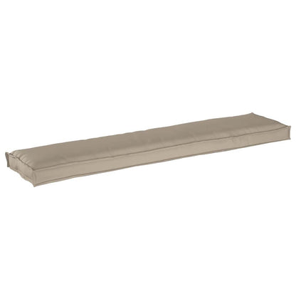 Palet Kussen Taupe 180 x 40 x 8 cm Oxford stof