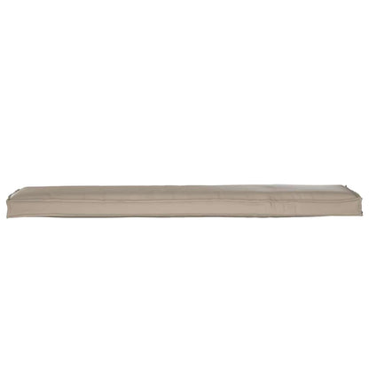 Palet Kussen Taupe 180 x 40 x 8 cm Oxford stof