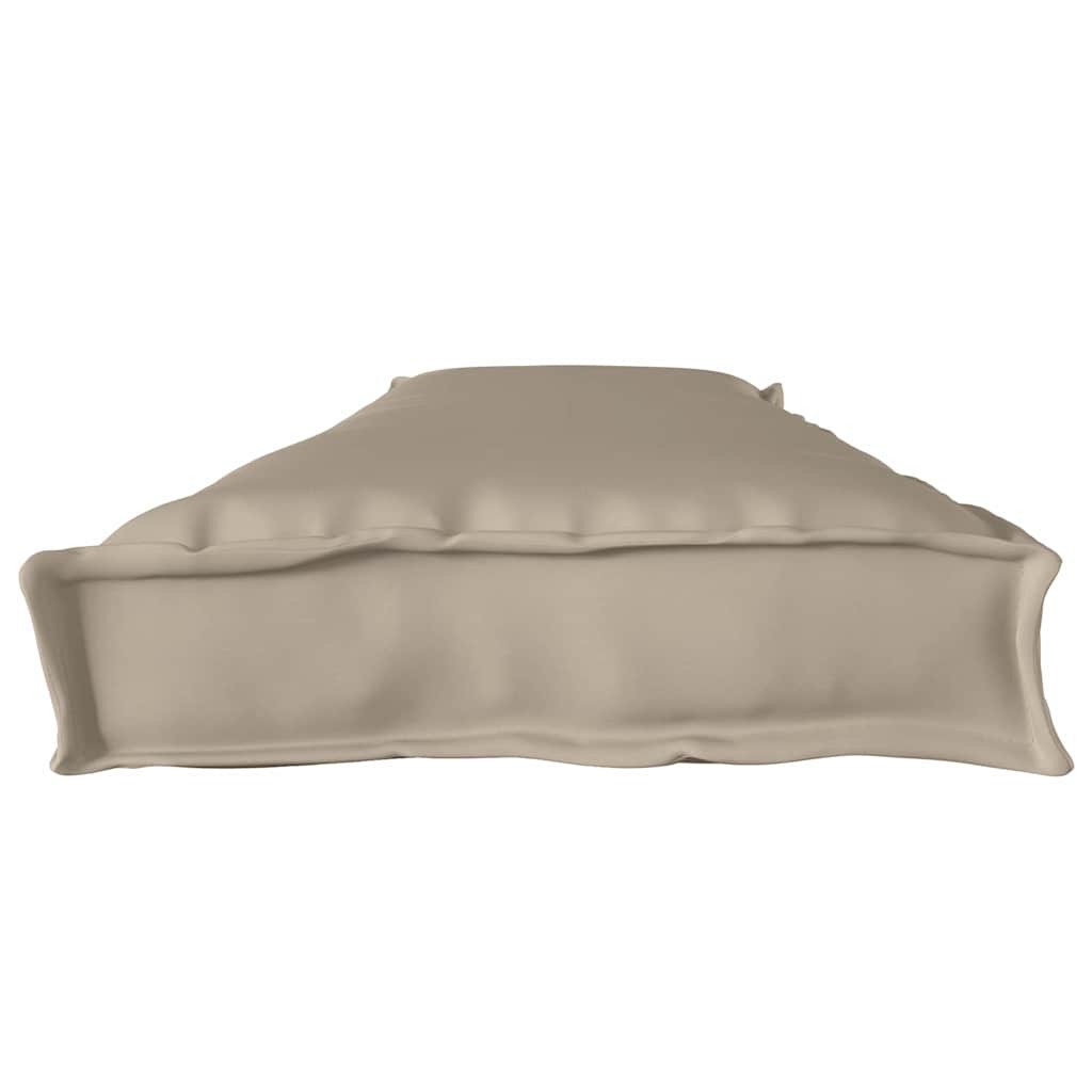 Palet Kussen Taupe 180 x 40 x 8 cm Oxford stof