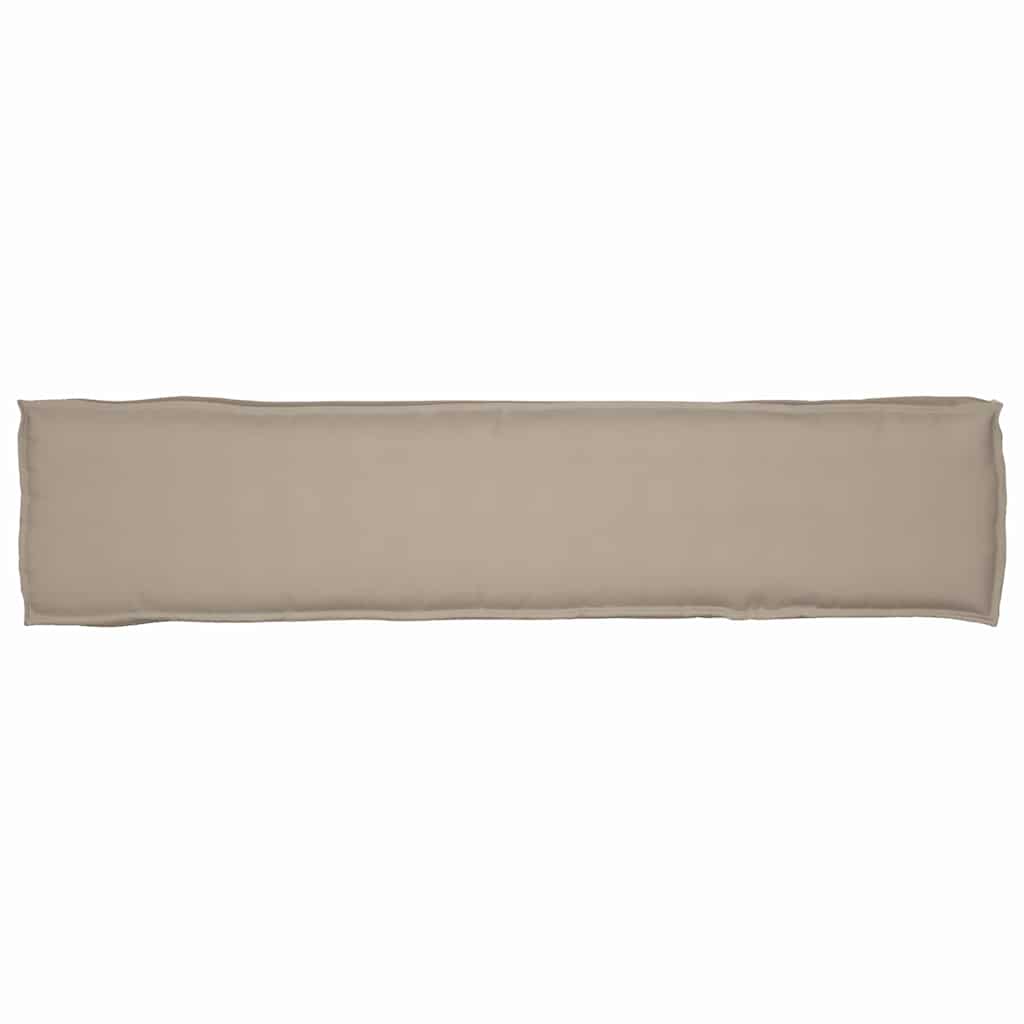 Palet Kussen Taupe 180 x 40 x 8 cm Oxford stof