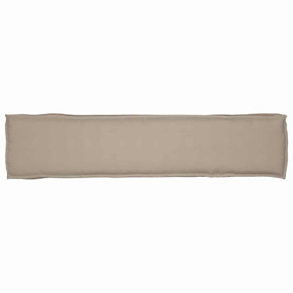 Palet Kussen Taupe 180 x 40 x 8 cm Oxford stof