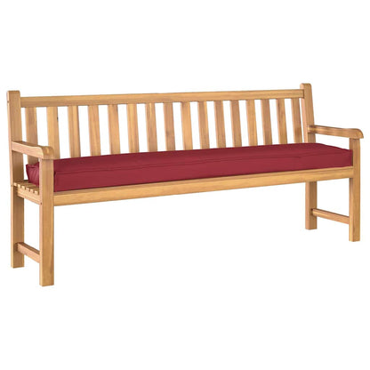 Palet Kussen Wijnrood 180 x 40 x 8 cm Oxford stof